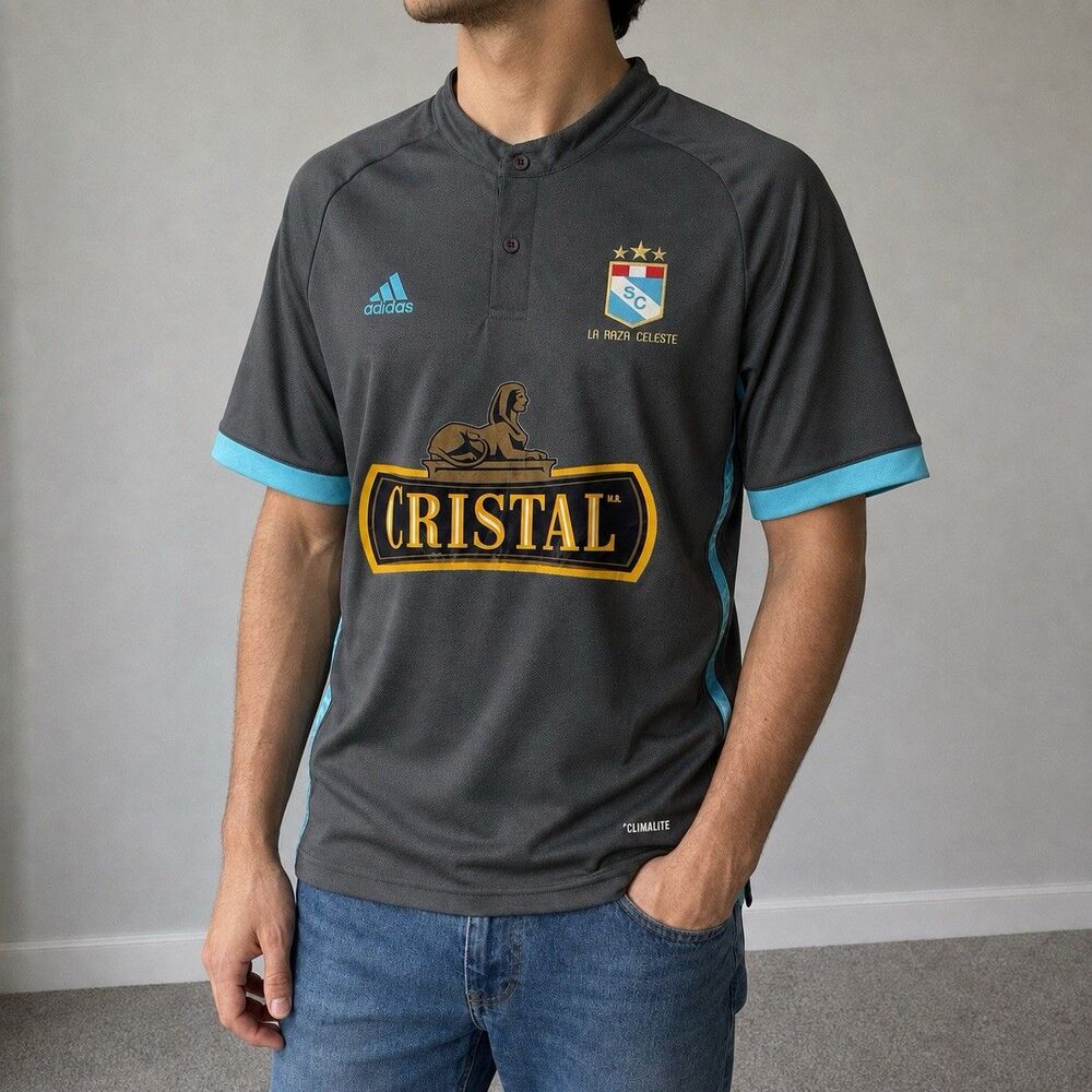 Adidas Sporting Cristal 2018 Away Jersey Mejia #10 Peru Soccer Men M